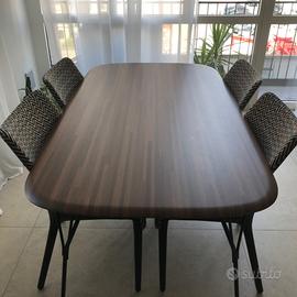 Tavolo Kartell Viscount of wood