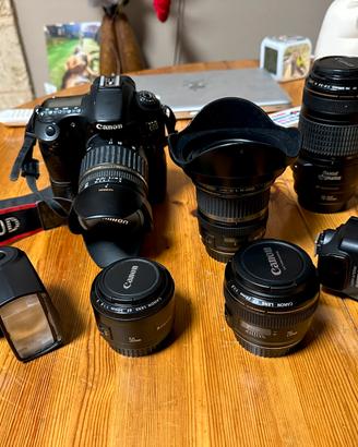 Canon 60d con Accessori e Obiettivi Canon
