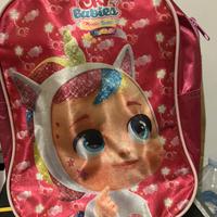 Trolley zaino bambina asilo scuola CryBabies