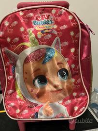 Trolley zaino bambina asilo scuola CryBabies
