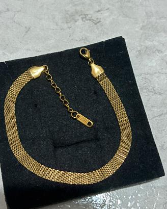 Bracciale maglia piatta acciaio inossidabile