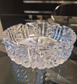 Posacenere in cristallo di Boemia anni 70