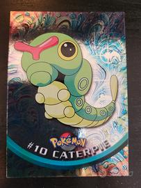 Pokémon Topps - 10 Caterpie - EX Excellent
