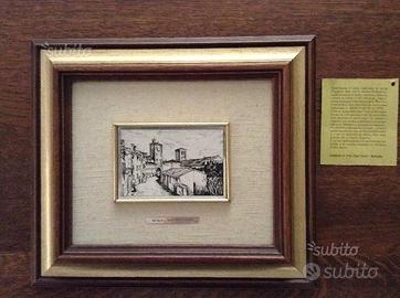 Lastra d'argento 800 Torre dell'orologio Ostiglia