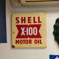 insegna smaltata shell