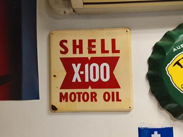 insegna smaltata shell