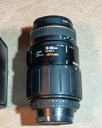 obbiettivo focus Sigma 70-300mm