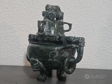 incensere tripode in pietra dura 