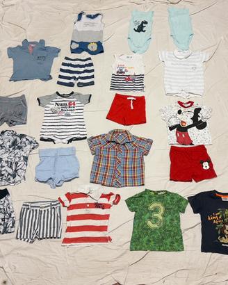 Abbigliamento estivo per bimbo taglia 6-9 mesi!