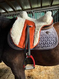 Sella spagnola potrera + copertina in montone