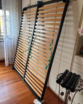 Rete con doghe in legno