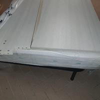 Letto una piazza e mezzo con materasso 