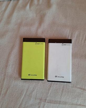 Due caricabatterie Cellularline 6.000 mAh