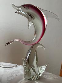 Delfino in vetro di Murano – Decorazione elegante