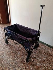 Carrello trolley pieghevole spiaggia tempo libero