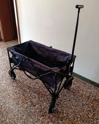 Carrello trolley pieghevole spiaggia tempo libero