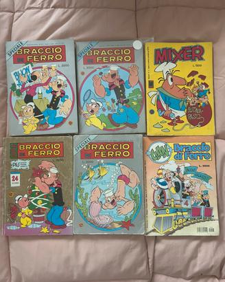 Braccio di ferro n. 6 fumetti lotto