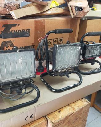 Set di 3 Lampade da Lavoro Professionali