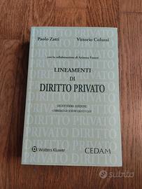 Lineamenti di diritto privato, di Zatti e Colussi.