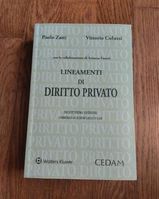 Lineamenti di diritto privato, di Zatti e Colussi.