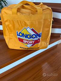 Borsa porta scarponi da sci gialla