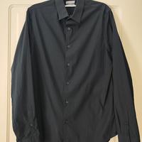 Camicia uomo nera taglia S Slim fit Calvin Klein 