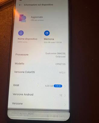 Oppo a 53 s funzionante ma display da sostituire