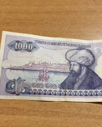 K3395NN-Banconota 1000 Lira turchia