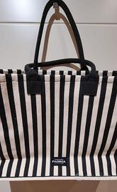 Borsa Mare FILORGA righe bianche e nere