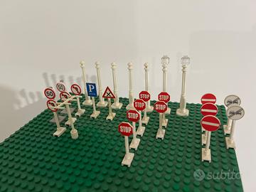 Segnali stradali LEGO vintage