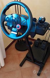 volante logitec con supporto 