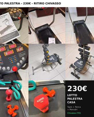 Lotto Palestra Casa 230€