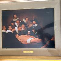 Stampa che riproduce “la lezione di anatomia”