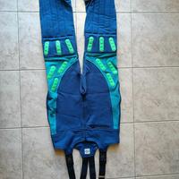 Salopette tecnica blu da neve imbottita Sci