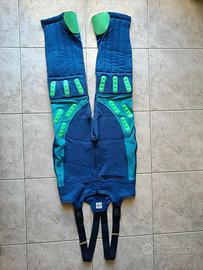 Salopette tecnica blu da neve imbottita Sci