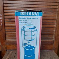 Lampada a gas con cartuccia