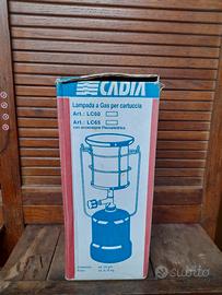 Lampada a gas con cartuccia