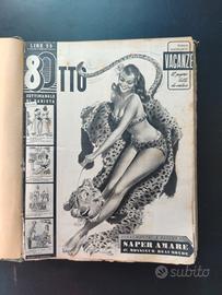 48 Riviste 8 0tto anni 1947 - 1948 rilegate 