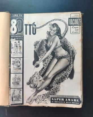 48 Riviste 8 0tto anni 1947 - 1948 rilegate 