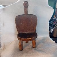 Vecchia Seggiola Africana a tra gambe Tanzania