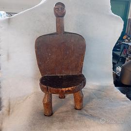 Vecchia Seggiola Africana a tra gambe Tanzania