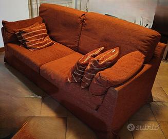 divano con poltrona e pouf Poltrone&Sofà