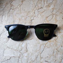 Ray-Ban Clubmaster RB3016 Neri Originali - Nuovi

