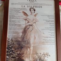 Locandina balletto "La Sylphide" 1991