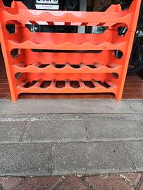 Porta bottiglie modulare 18 pezzi (108 bottiglie)