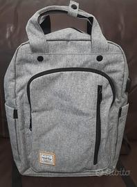 Zaino WindTook Porta PC Grigio con Porta USB