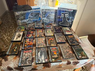 Sega Saturn + giochi + accessori