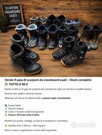 Stock scarponi snowboard