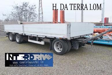 rimorchio ribassato omar 3 assi sponde usato