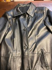 Cappotto vera pelle donna